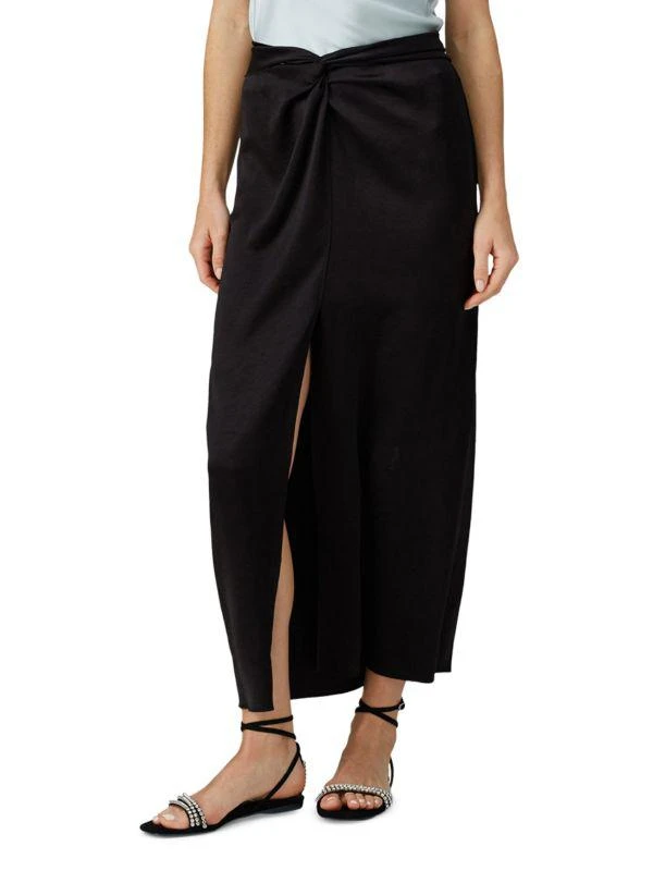 商品[二手商品] Nanushka|Samara Twist Satin Maxi Skirt,价格¥834,第1张图片