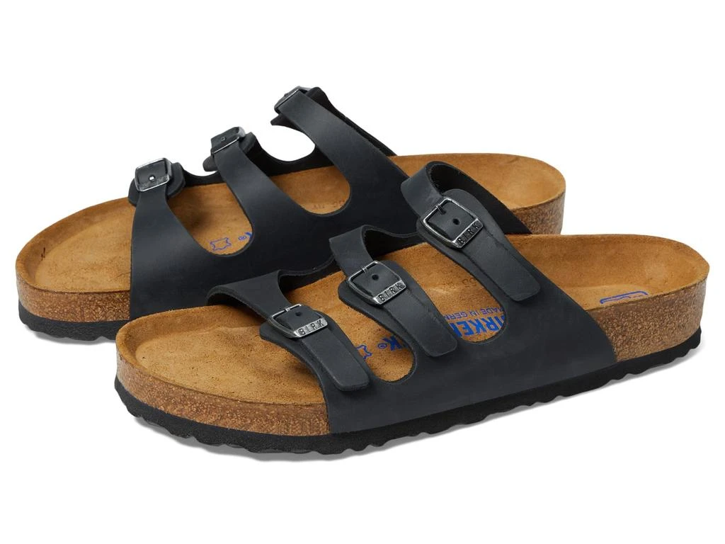 商品Birkenstock|Florida Soft Footbed - Oiled Leather,价格¥1085,第1张图片