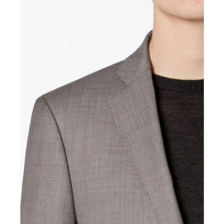 商品Calvin Klein|Men's Extra-Slim Fit Black/White Birdseye Suit,价格¥826,第4张图片详细描述