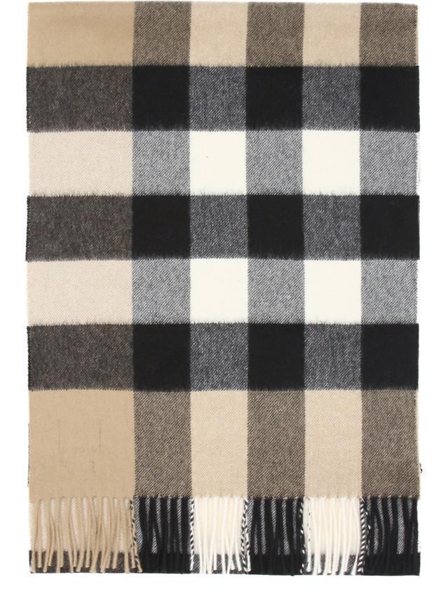 商品Burberry|女士格纹山羊绒围巾,价格¥4415,第4张图片详细描述