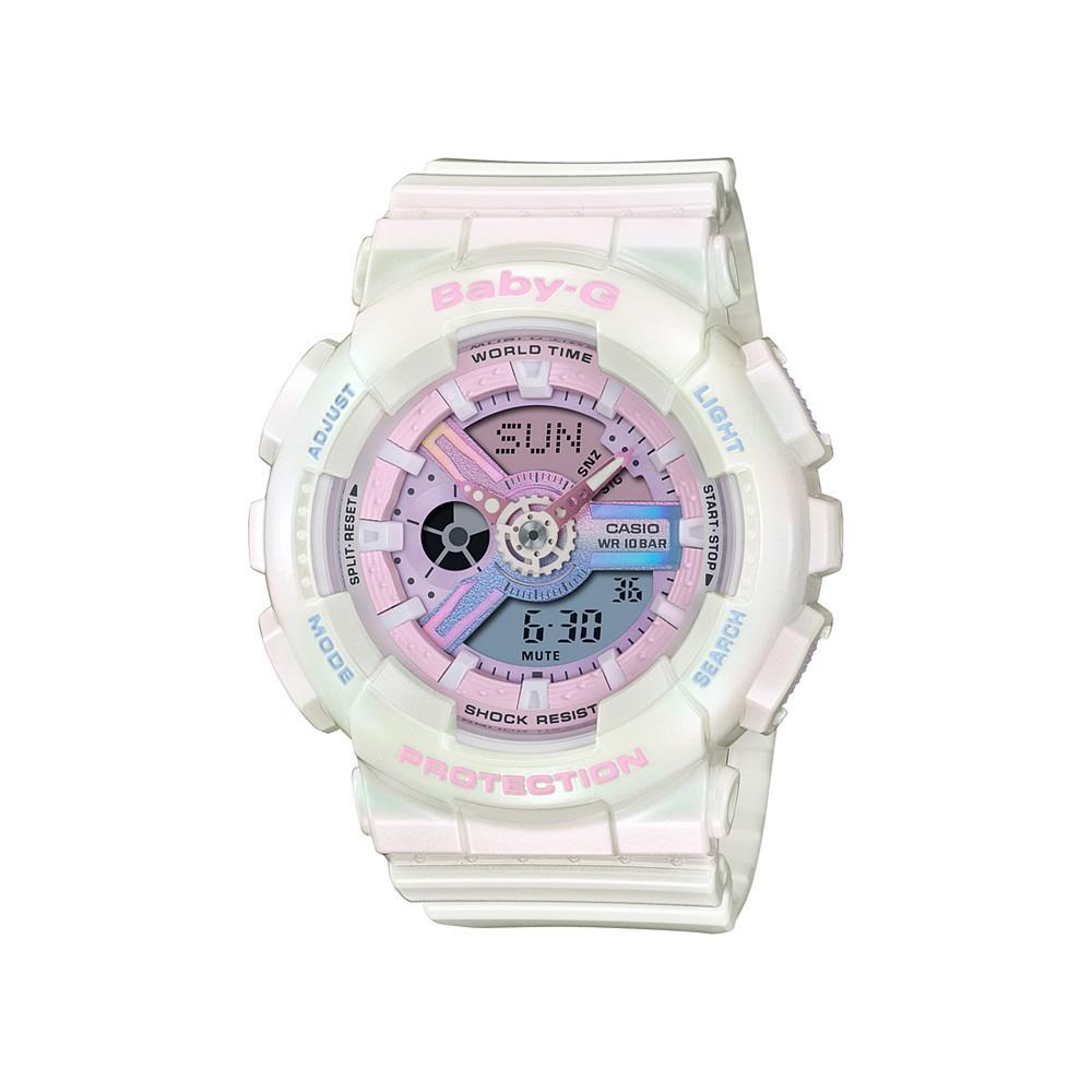 商品G-Shock|Womens White Resin Watch, 43.4mm,价格¥941,第1张图片