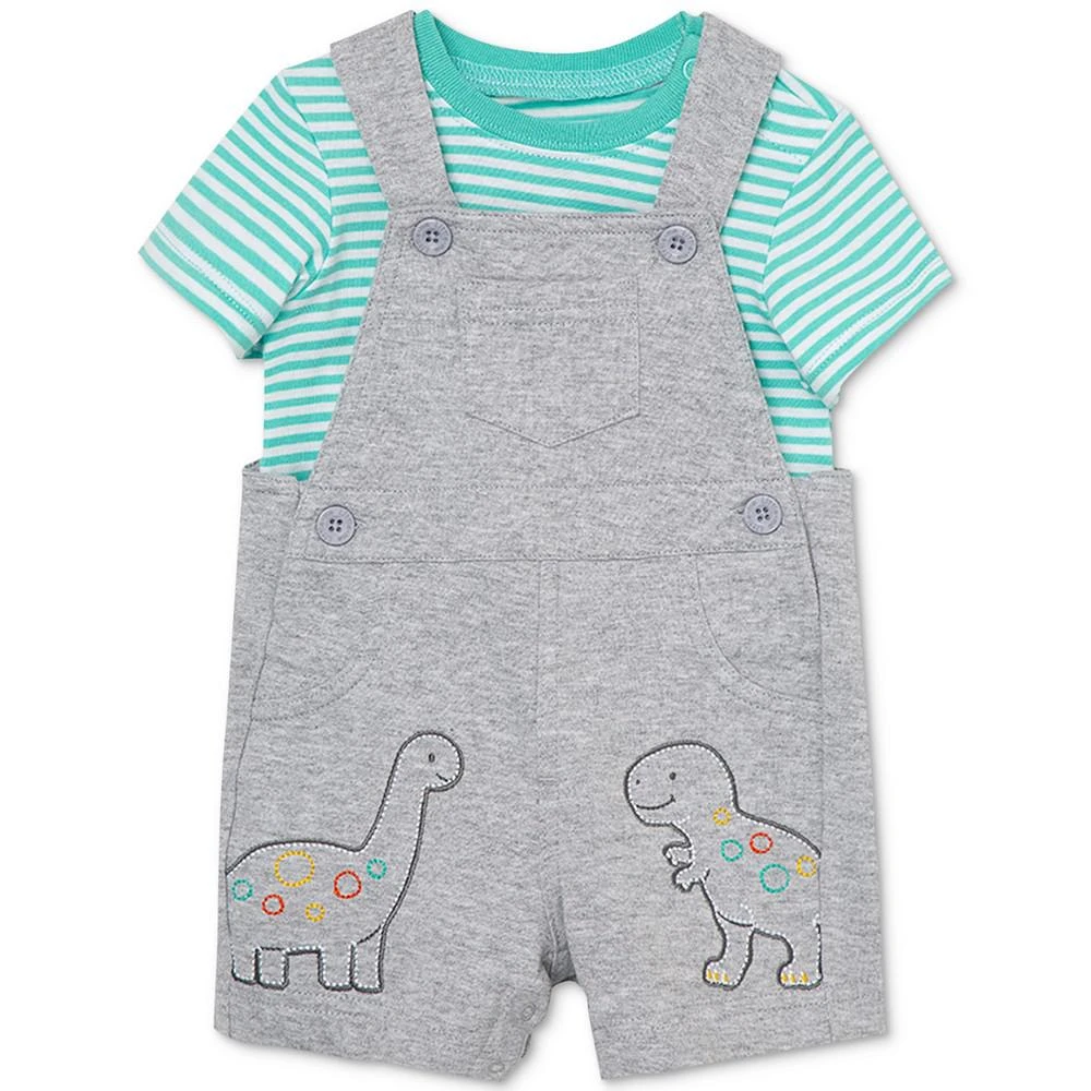 商品Little Me|Baby Boys 2-Pc. T-Shirt & Shortalls Set,价格¥144,第2张图片详细描述