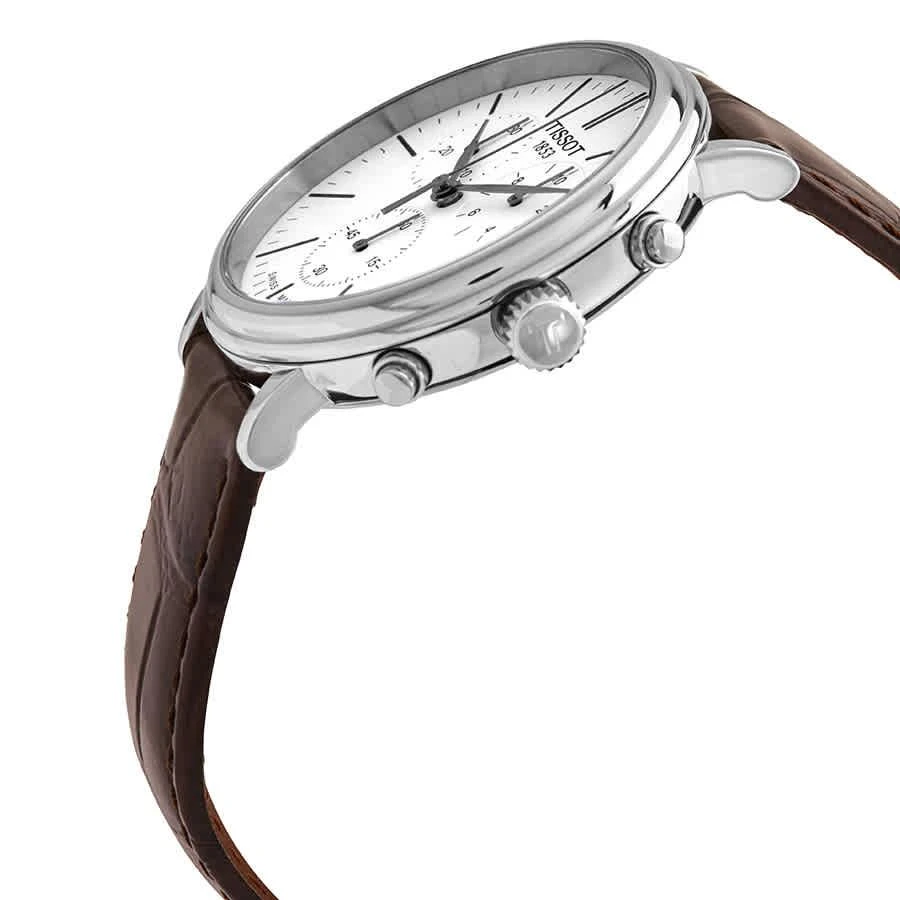 商品Tissot|Carson Premium Chronograph Quartz White Dial Watch T122.417.16.011.00,价格¥2328,第2张图片详细描述