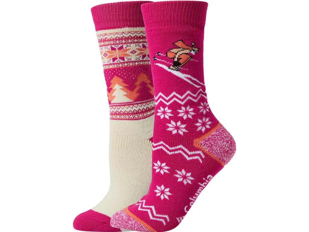 商品Columbia|Snowbelle Medium Weight Thermal 2-Pack,价格¥110,第1张图片