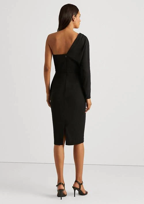 商品Ralph Lauren|Ralph Lauren One Shoulder Georgette Cocktail Dress,价格¥721,第2张图片详细描述