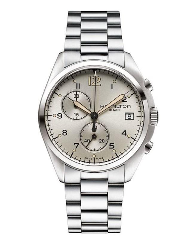 商品Hamilton|Hamilton Khaki Aviation Pilot Pioneer Chrono Quartz Men's Watch H76512155,价格¥4081,第1张图片