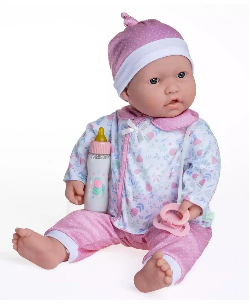 商品JC TOYS|La Baby 17" Soft Body Baby Doll 3-Piece Outfit with Pacifier, Magic Bottle Set,价格¥247,第1张图片