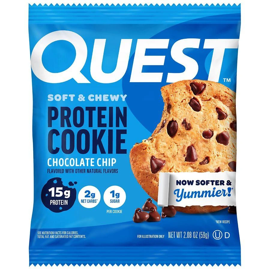 商品Quest Nutrition|Protein Cookie Chocolate Chip,价格¥22,第1张图片