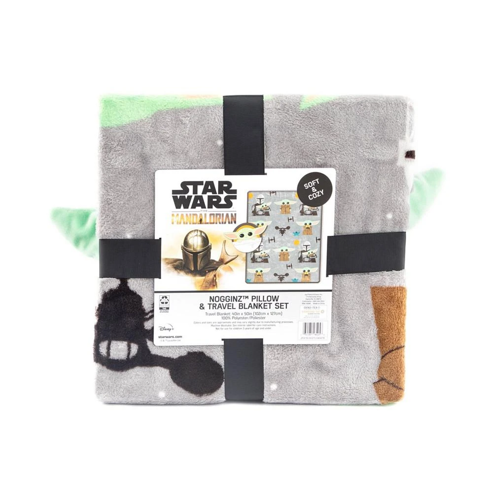 商品Disney|CLOSEOUT! Star Wars Baby Yoda 2-Pc. Pillow & Blanket Nogginz Set,价格¥150,第3张图片详细描述