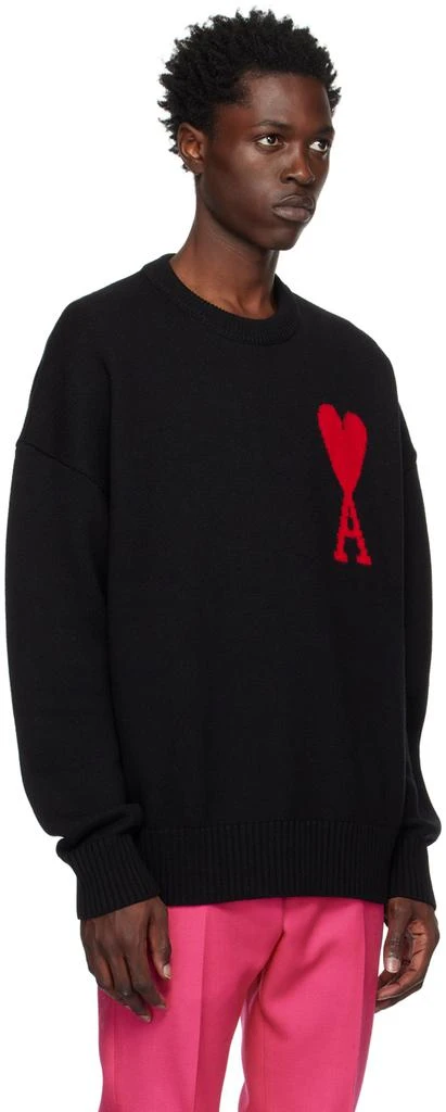 商品AMI|Black Ami De Cœur Sweater,价格¥4222,第2张图片详细描述