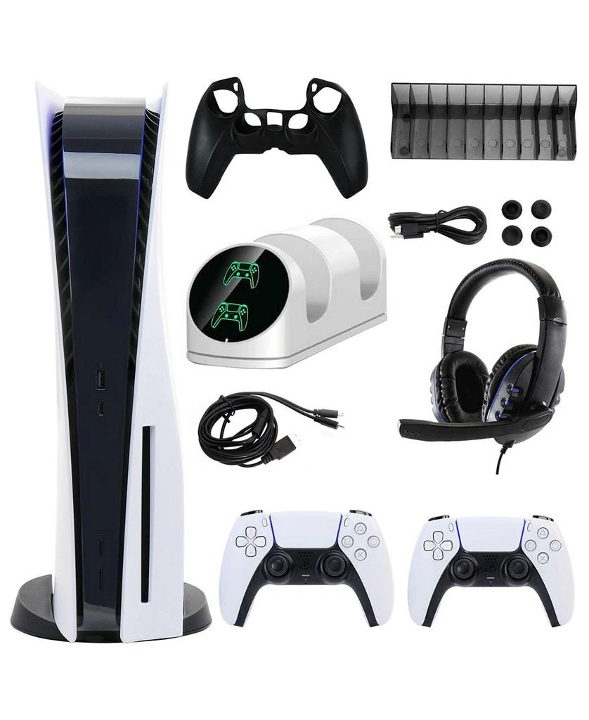 商品SONY|PS5 Core with Extra White Dualsense Controller and Accessories Kit,价格¥5385,第1张图片