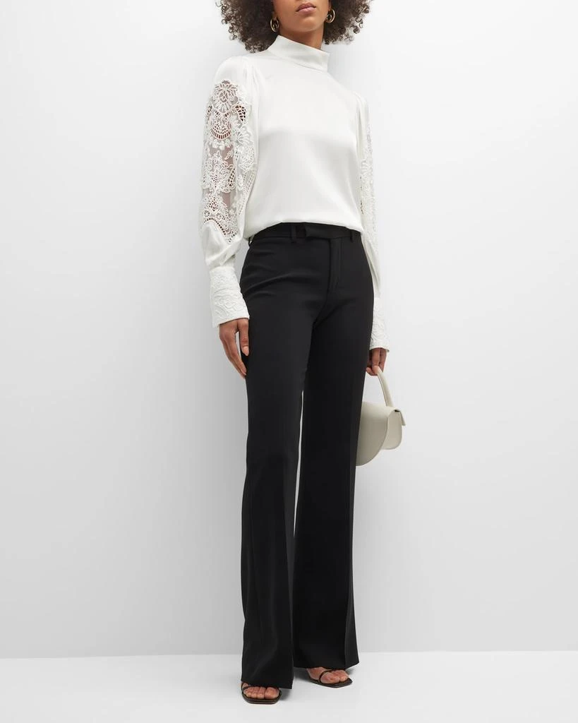 商品Kobi Halperin|Eileen Beaded Mock-Neck Silk Blouse,价格¥5389,第3张图片详细描述