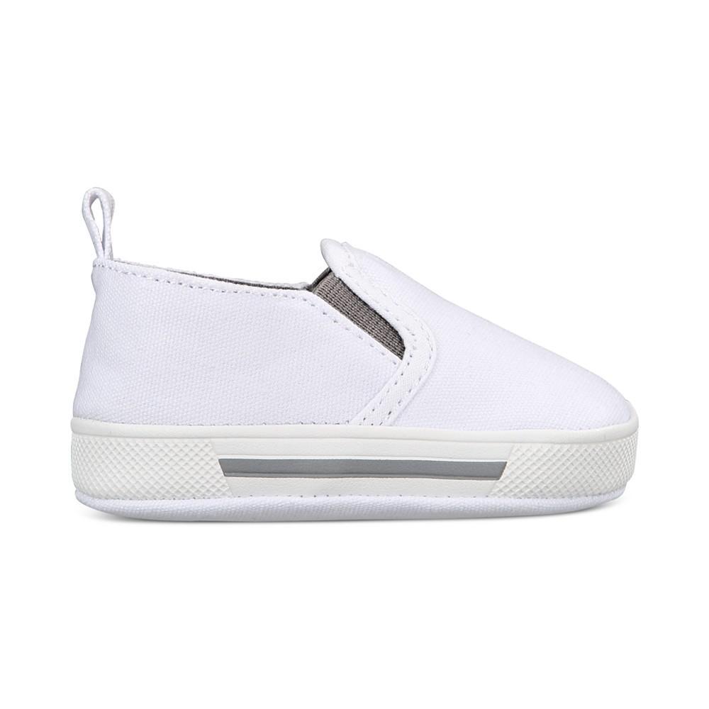 商品First Impressions|Baby Neutral Cotton Slip-On Soft Sole Sneakers, Created for Macy's,价格¥90,第5张图片详细描述