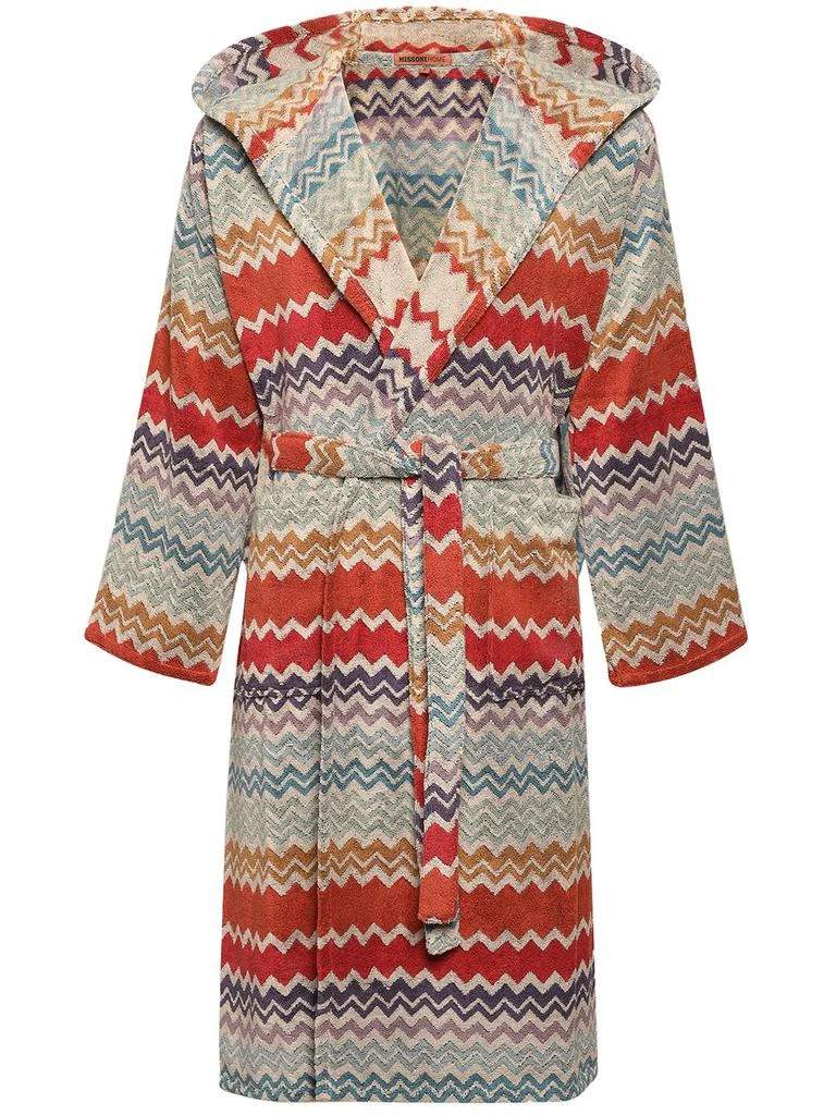 商品Missoni|Rufus Cotton Bathrobe,价格¥3532,第1张图片