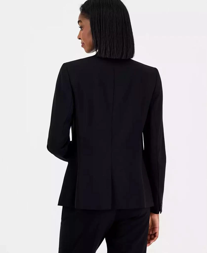 商品Bar III|Women's Bi-Stretch Collarless Open-Front Blazer, Created for Macy's,价格¥435,第3张图片详细描述
