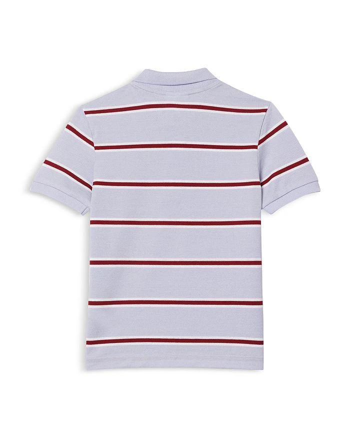 商品Lacoste|Boys' Cotton Petit Piqué Stripe Polo Shirt - Little Kid, Big Kid,价格¥364,第2张图片详细描述