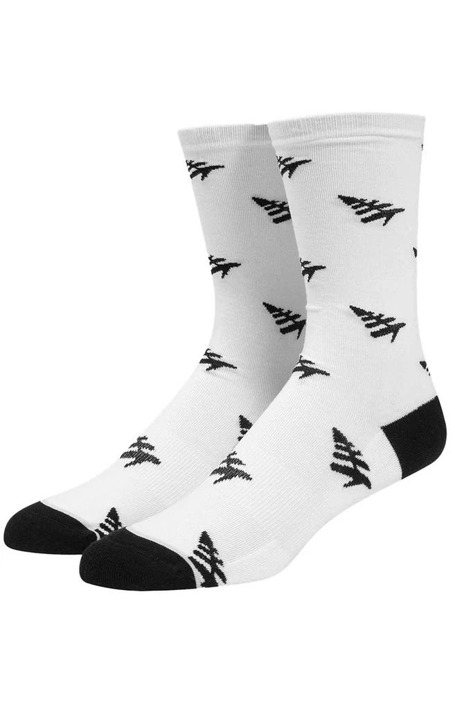 商品Paper Planes|Armada Crew Socks - White,价格¥66,第1张图片