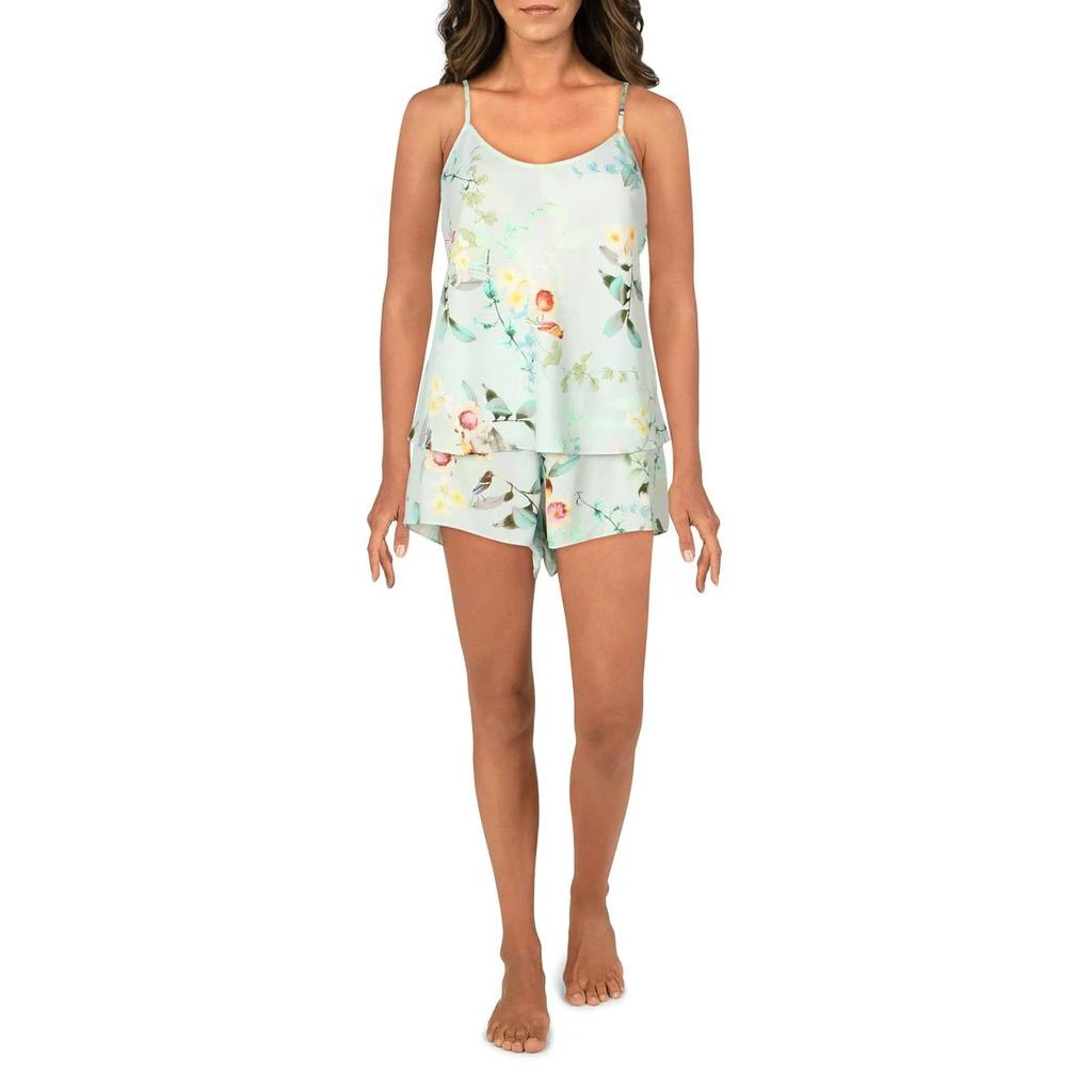 商品Flora Nikrooz|Flora Nikrooz Womens Alison Floral Sleeveless Camisole With Short,价格¥93,第1张图片