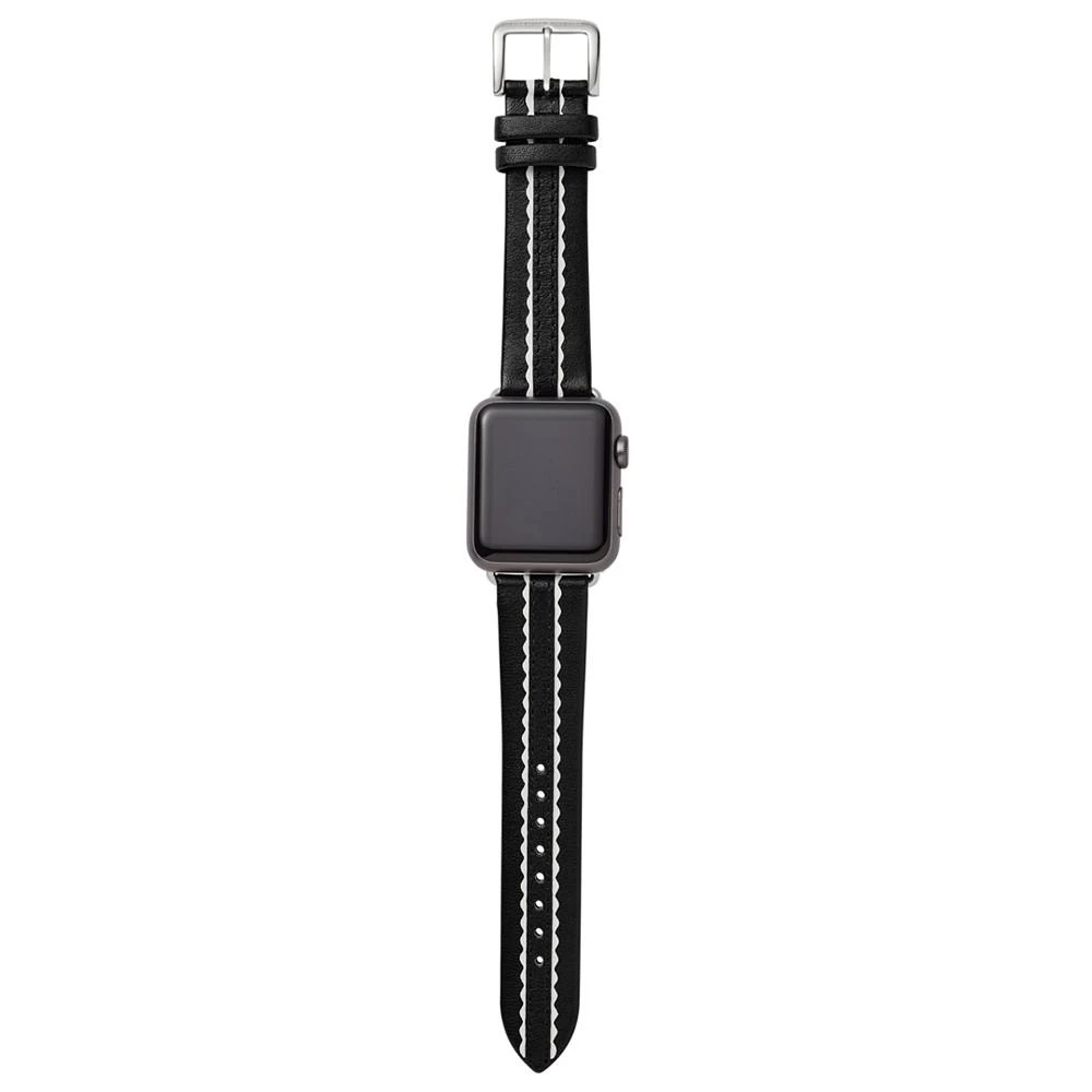 商品Kate Spade|Women's Black Leather Apple Watch® Strap 38mm,价格¥438,第2张图片详细描述