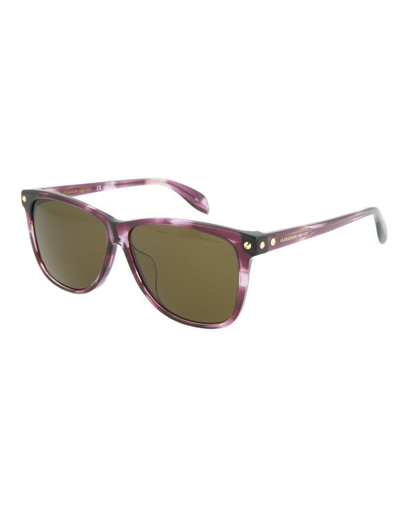 商品Alexander McQueen|Square-Frame Sunglasses,价格¥606,第4张图片详细描述