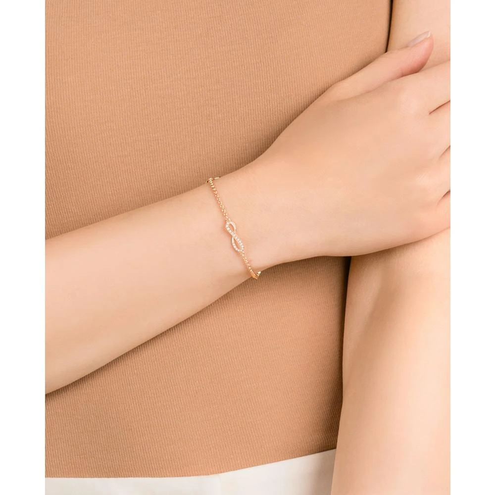 商品Swarovski|Remix Collection Rose Gold-Tone Crystal Faith and Infinity Bracelet,价格¥592,第4张图片详细描述