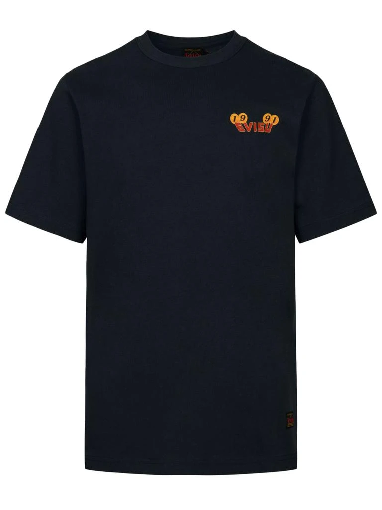 商品Evisu|Black Cotton Pine Daicock T-shirt,价格¥1314,第1张图片