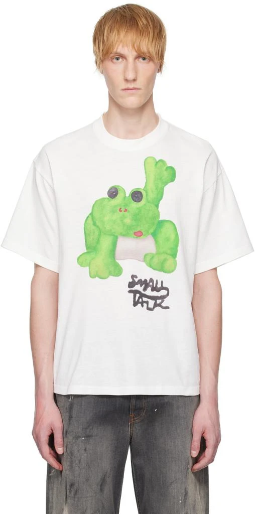 商品Small Talk Studio|白色 Watercolor Frog T 恤,价格¥915,第1张图片