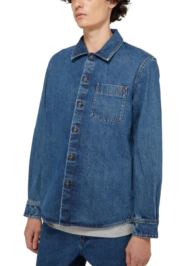商品A.P.C.|Vittorio 胸前刺绣牛仔衬衫外套,价格¥812,第4张图片详细描述