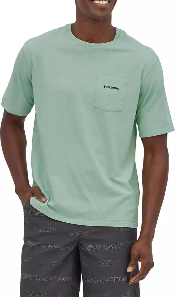 商品Patagonia|Patagonia Men's Line Logo Ridge Pocket Responsibili-Tee Short Sleeve T-Shirt,价格¥336,第1张图片