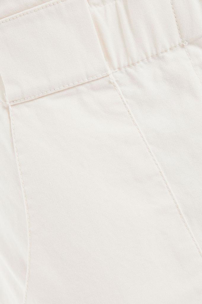 Stone cropped cotton tapered pants商品第4张图片规格展示