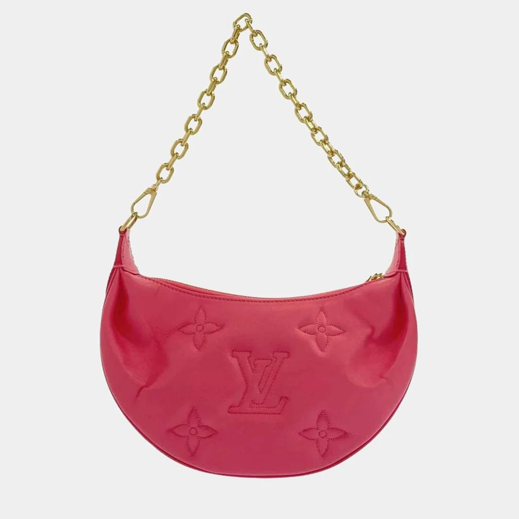 商品[二手商品] Louis Vuitton|Louis Vuitton Pink Monogram Giant Leather Bubblegram Over The Moon Shoulder Bag,价格¥20903,第5张图片详细描述