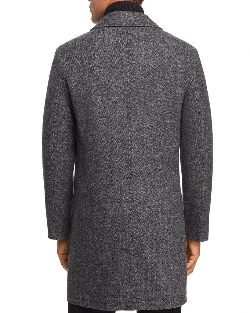 Sweater Bib Wool Blend Twill Coat 商品
