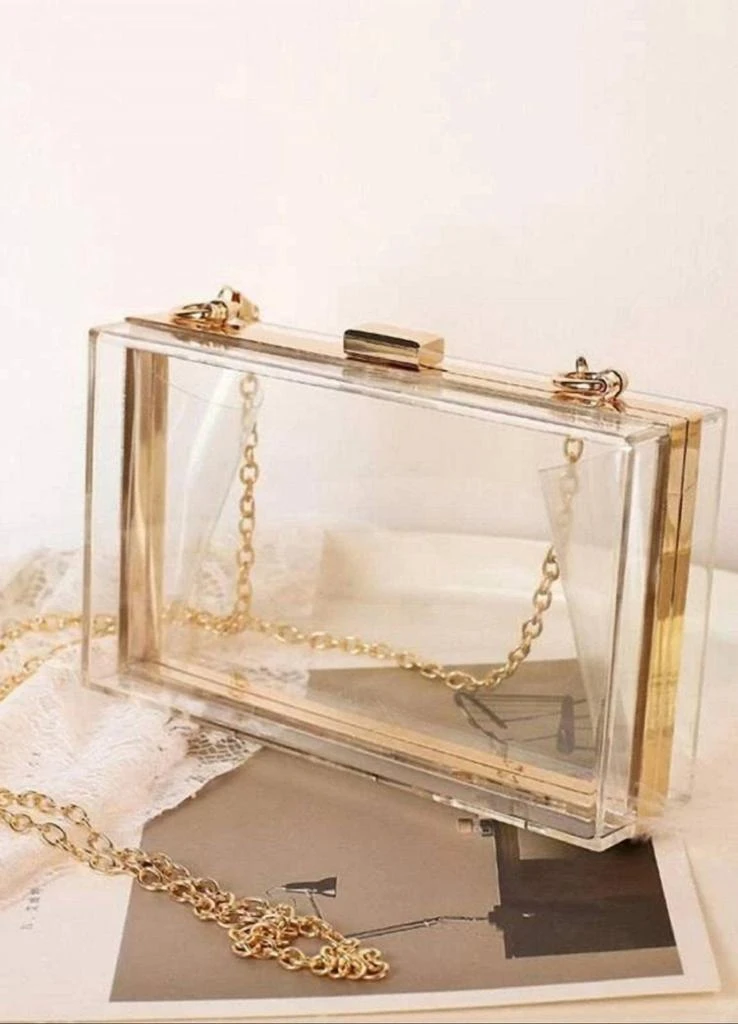 商品MiMi Wholesale|Mimi Wholesale - Women's Cindy Box Clutch Bag,价格¥355,第1张图片
