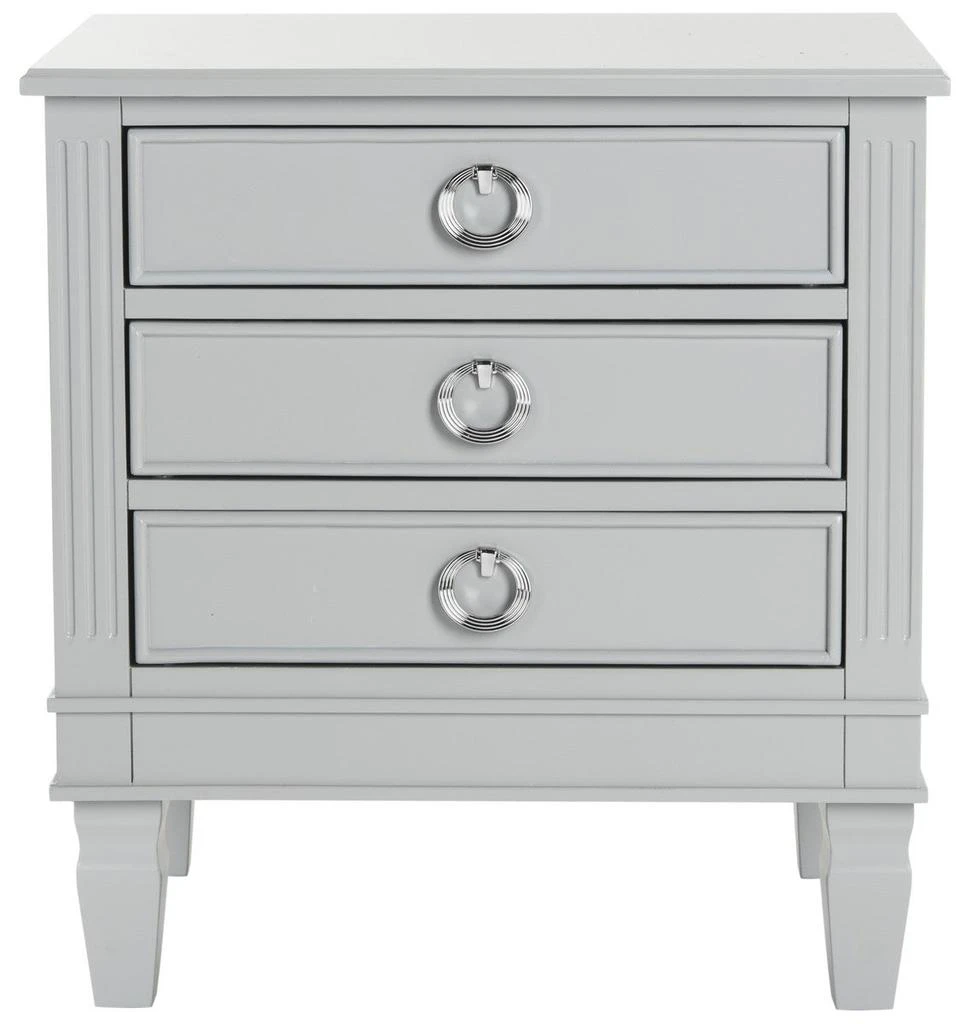 商品Safavieh|Kira Three Drawer Night Stand,价格¥2344,第2张图片详细描述