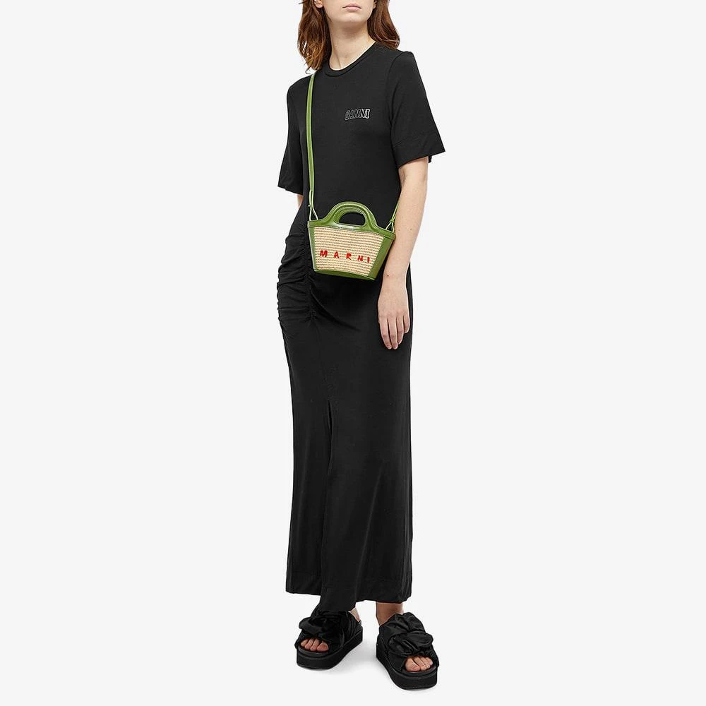 商品Ganni|GANNI Software Logo T-Shirt Dress,价格¥1228,第4张图片详细描述