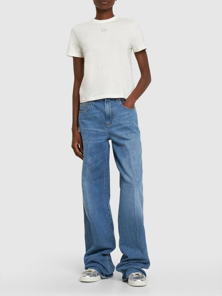 商品Gucci|Cotton Jersey T-shirt W/ Embroidery,价格¥4234,第1张图片详细描述