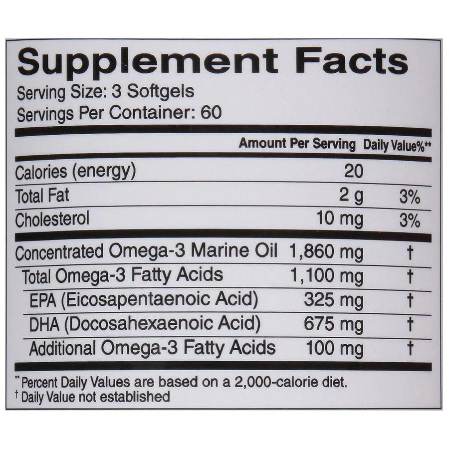 商品Cardiotabs|Omega-3 Enteric Coated Lemon,价格¥300,第3张图片详细描述