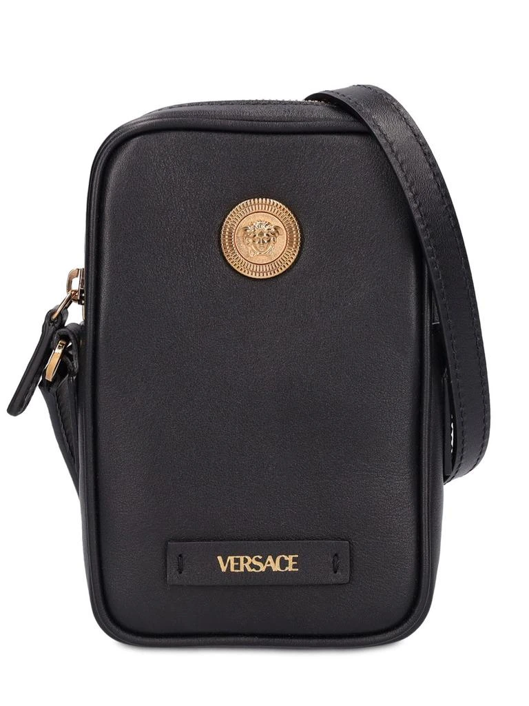 商品Versace|Medusa Leather Crossbody Bag,价格¥6492,第1张图片