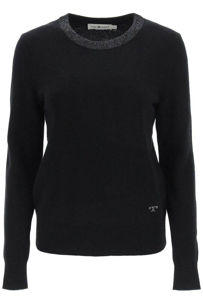 商品Tory Burch|Tory Burch Elbow Patch Knit Jumper,价格¥2970,第1张图片