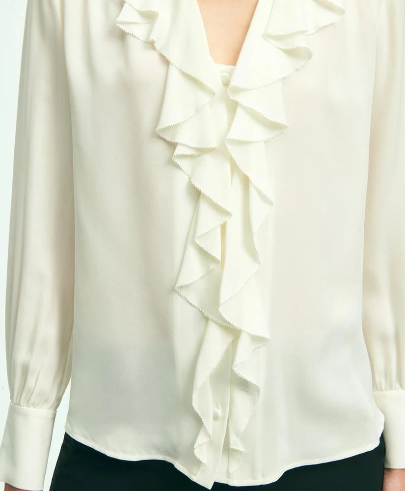 Silk Georgette Ruffled Blouse 商品