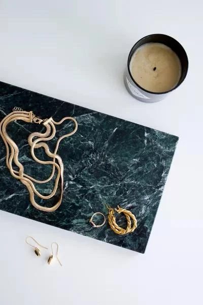 商品The Parmatile Shop|The Parmatile Shop Marble Vanity Tray,价格¥1157,第2张图片详细描述