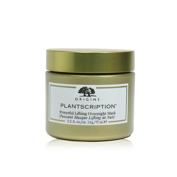 商品Origins|悦木之源  榆绿木青春紧弹塑颜夜膜 Plantscription Powerful Lifting Overnight Mask 75ml/2.5oz,价格¥645,第1张图片