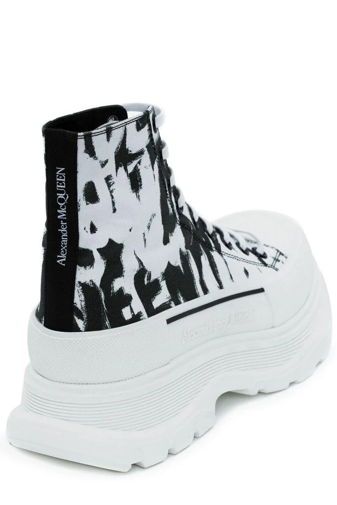 商品Alexander McQueen|Alexander McQueen Graffiti Tread Slick Boots,价格¥3880,第3张图片详细描述