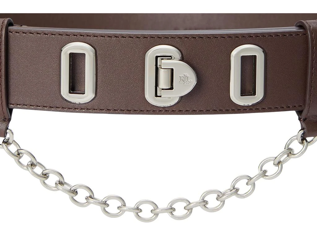 商品Ralph Lauren|Flip-Lock Leather Wide Belt,价格¥860,第2张图片详细描述