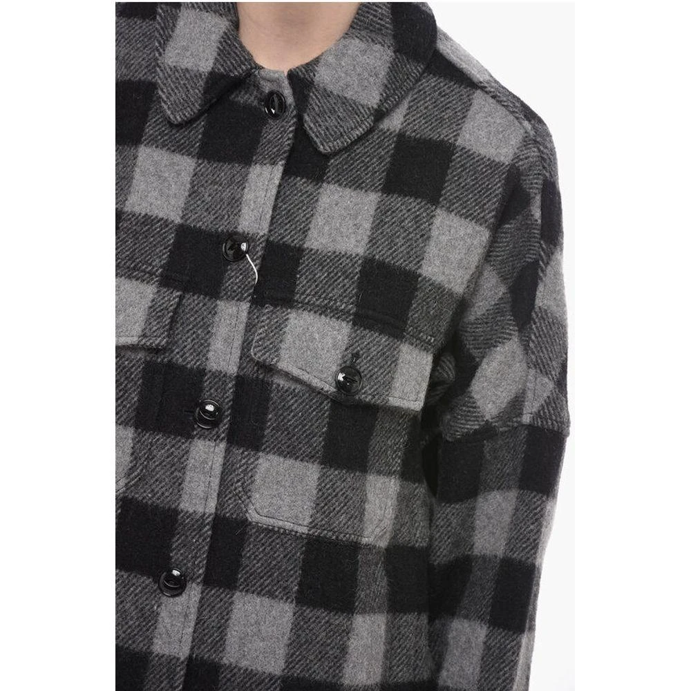 商品Woolrich|Wool Blend BUFFALO Women's Overshirt,价格¥3794,第3张图片详细描述