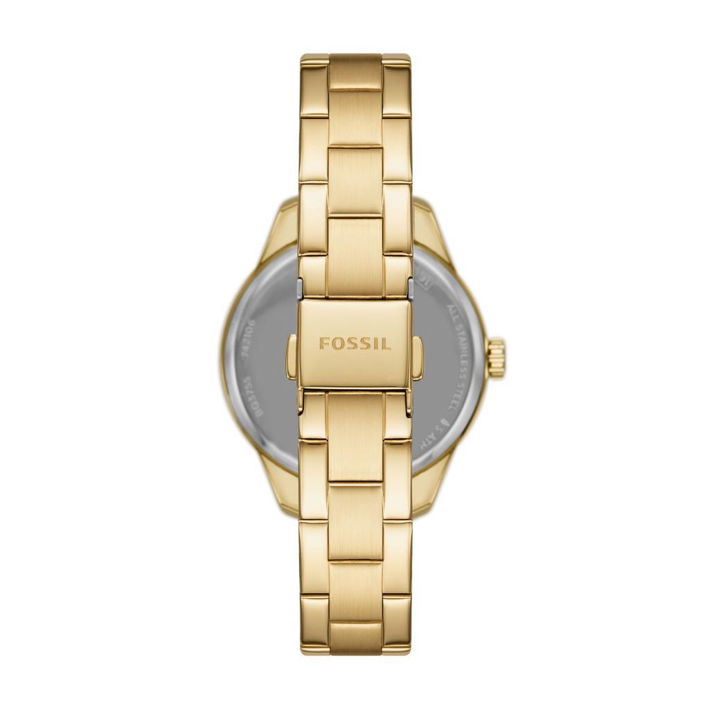 商品Fossil|Fossil Women's Rye Automatic, Gold-Tone Alloy Watch,价格¥608,第5张图片详细描述