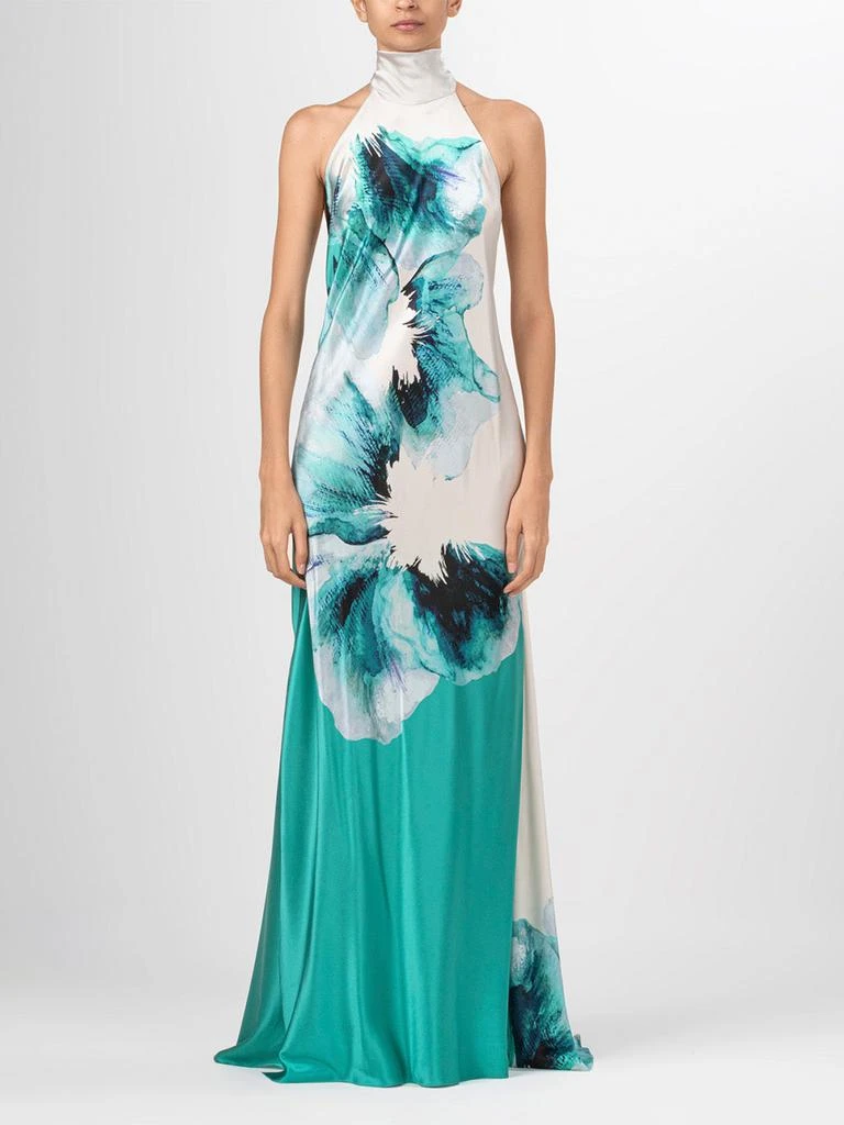 商品Silvia Tcherassi|Sherry Silk Halter Gown,价格¥7287,第3张图片详细描述