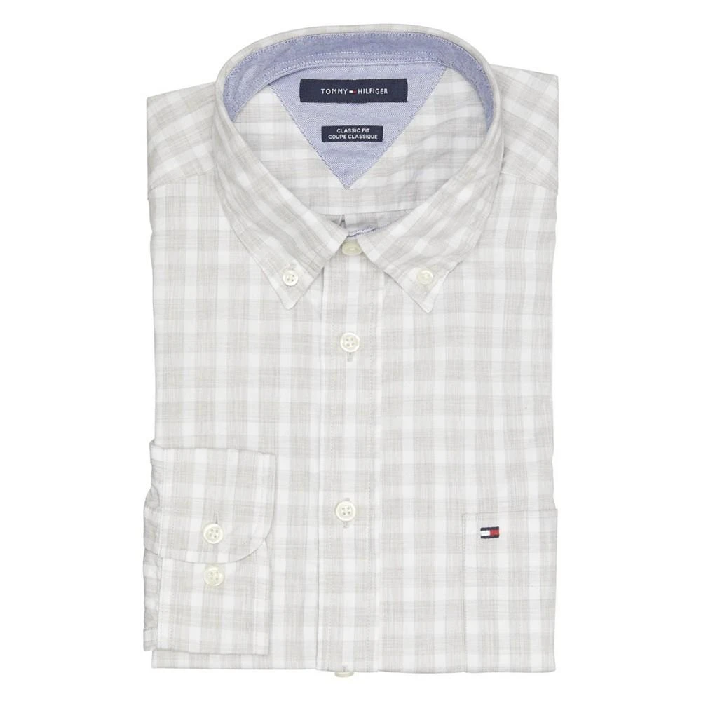 商品Tommy Hilfiger|Men's Button-Down Collar Plaid Dress Shirt,价格¥107,第3张图片详细描述