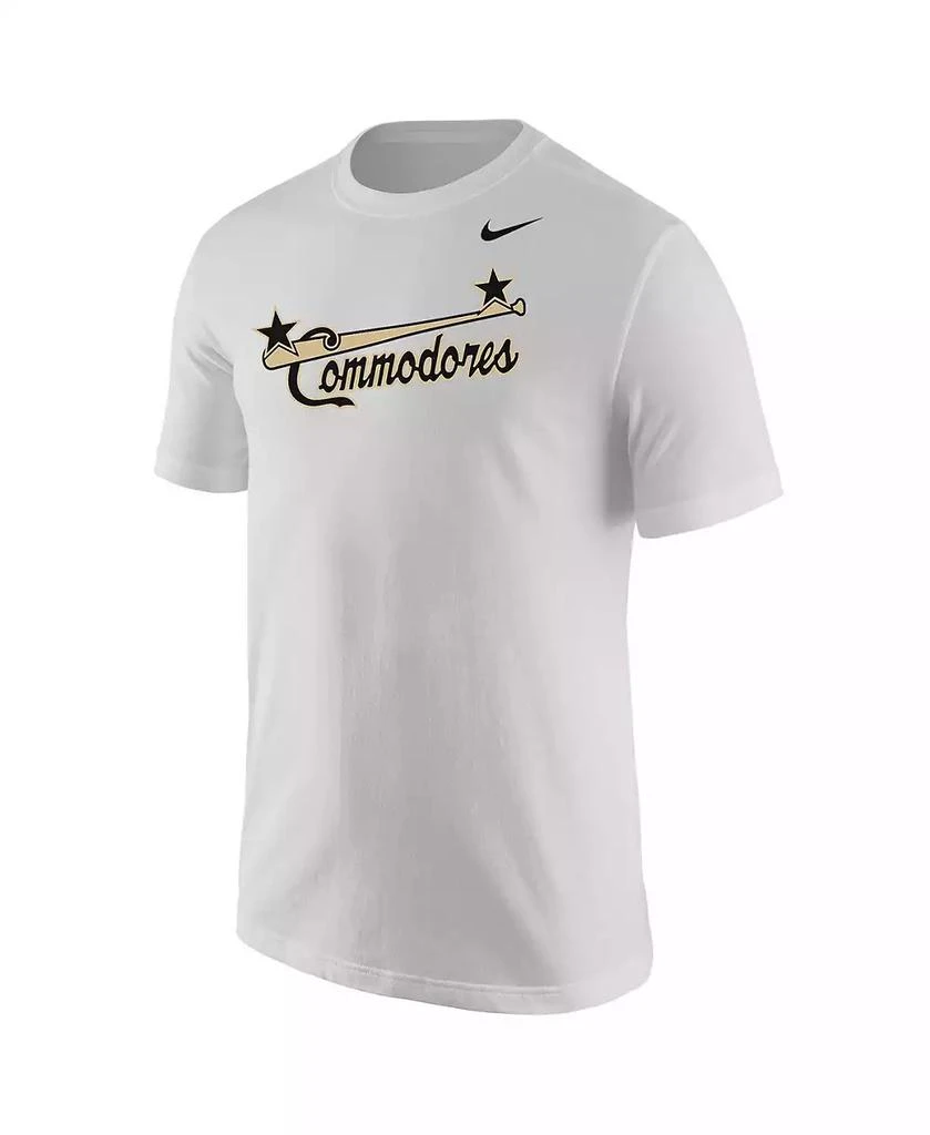商品NIKE|Men's White Distressed Vanderbilt Commodores Baseball Vault T-Shirt,价格¥260,第2张图片详细描述
