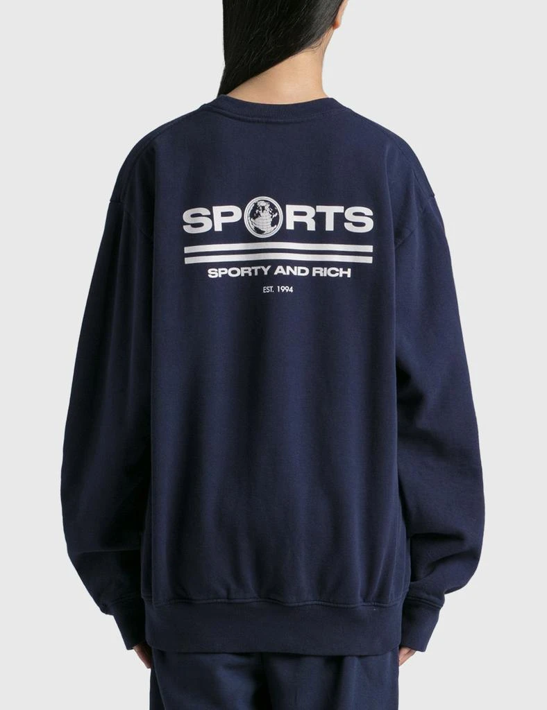 商品Sporty & Rich|Sports Crewneck,价格¥547,第3张图片详细描述